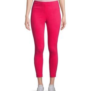 RAG & BONE Pink Simone Cropped Stretch Twill Legging Pants Bright Rose